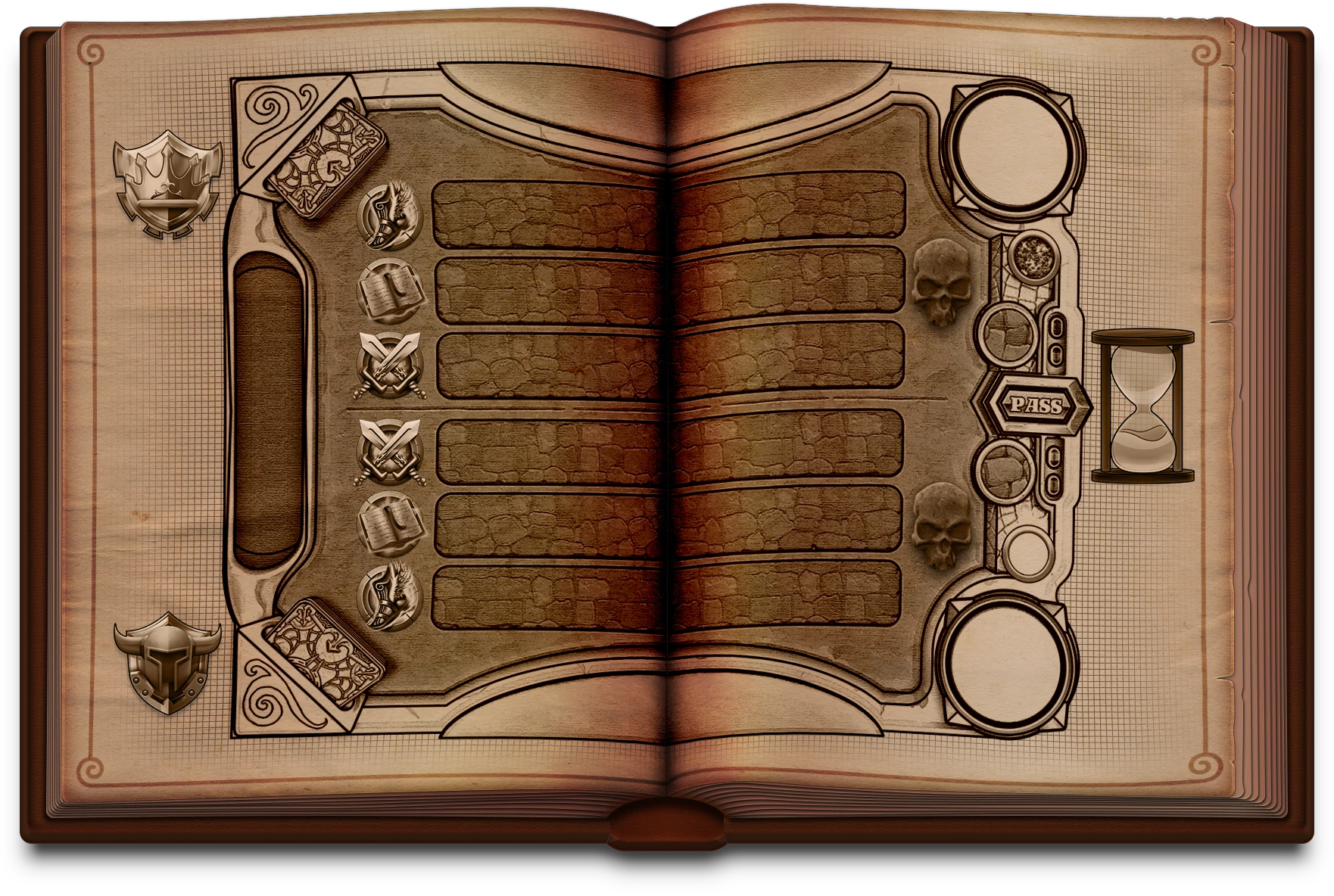 The Runewards board
