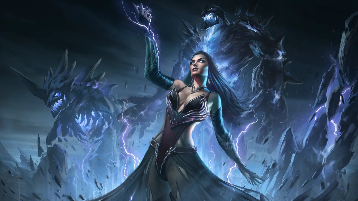 Stormcaller raising a storm
